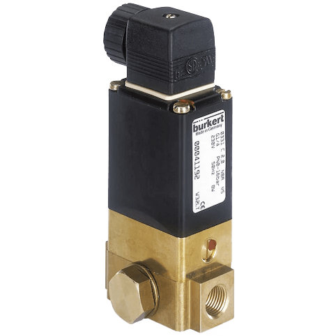 Burkert Direct-Acting 2/2 or 3/2-Way Pivoted Armature Valve, 0331 Ex